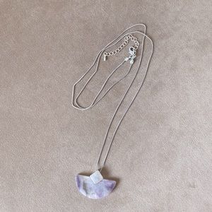 Purple Pendant Necklace